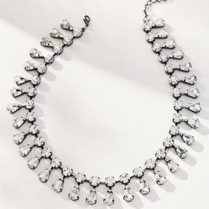 Glam Crystal Collar Necklace